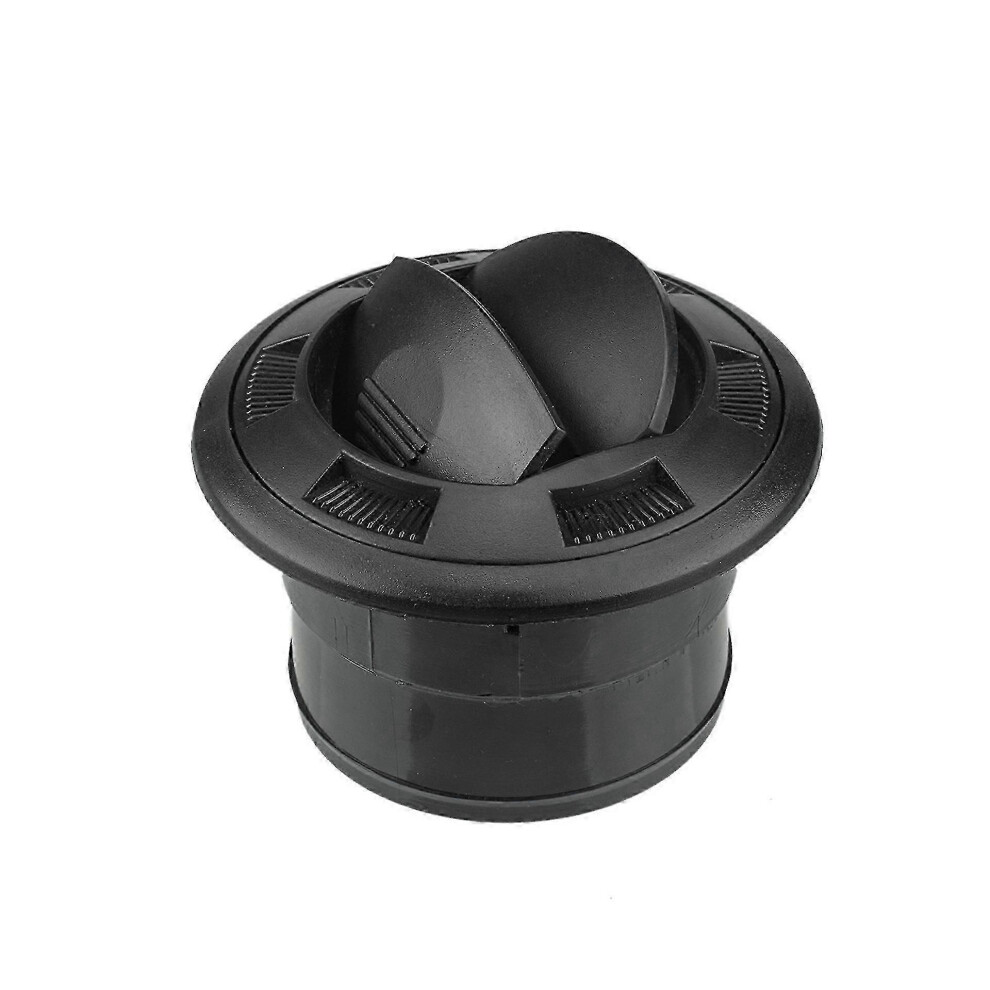 (As Show, One Size) Car Air Conditioner Outlet For Webasto Eberspacher Heater Closeable Rotatable 75Mm Air Vent Outlet Air Conditioning Vent Black 4632480842137