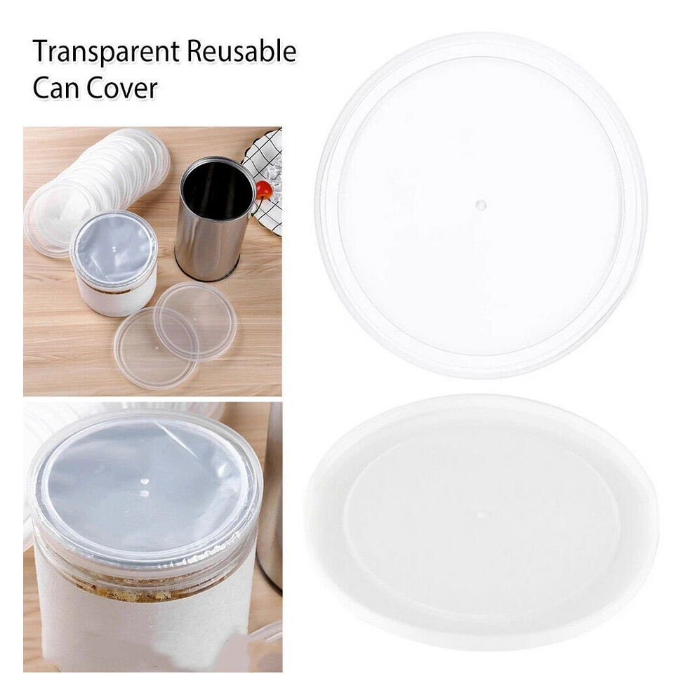 (20PCS) Reusable Pet Food Can Cover Plastic Dog Cat Storage Tin Cap Lid Seal Covers