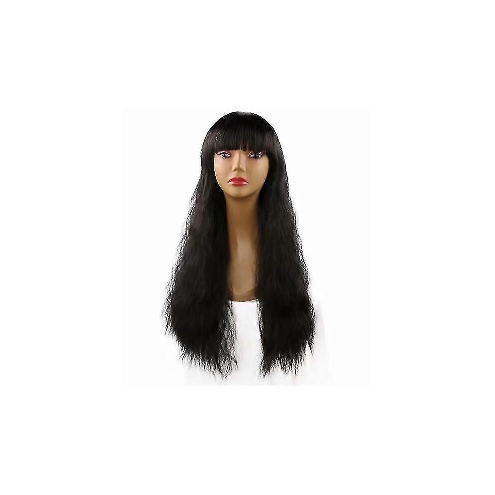 Kikidex (Light Brown, One Size) Lady Fashionable Fluffy Corn Wig
