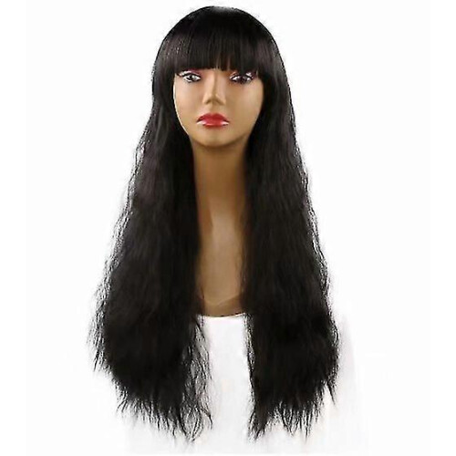 (Black, One size) Lady Fashionable Fluffy Corn Wig