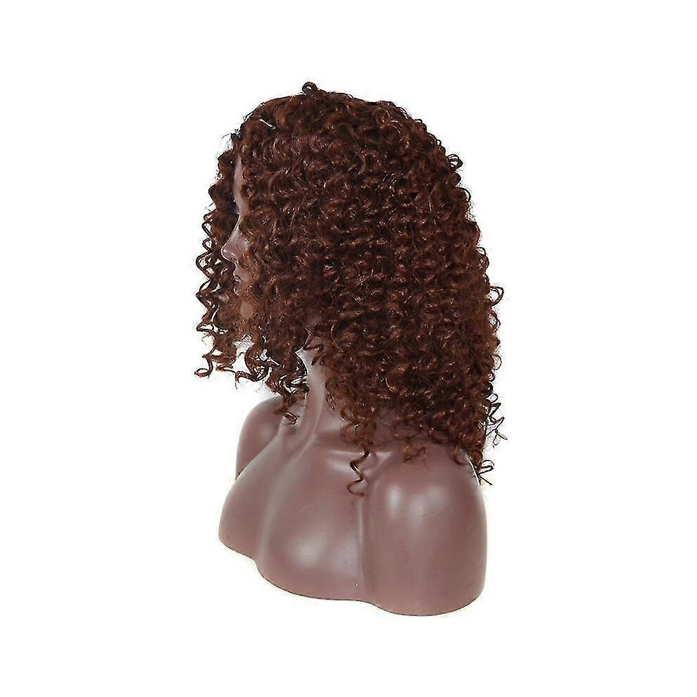 Kikidex (As Show, One Size) Lady Short Curls Fluffy Wig