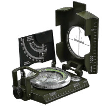 (As show, One size) Mulitifunctional Outdoor Survival Military Compass Camping Equipment|compass
