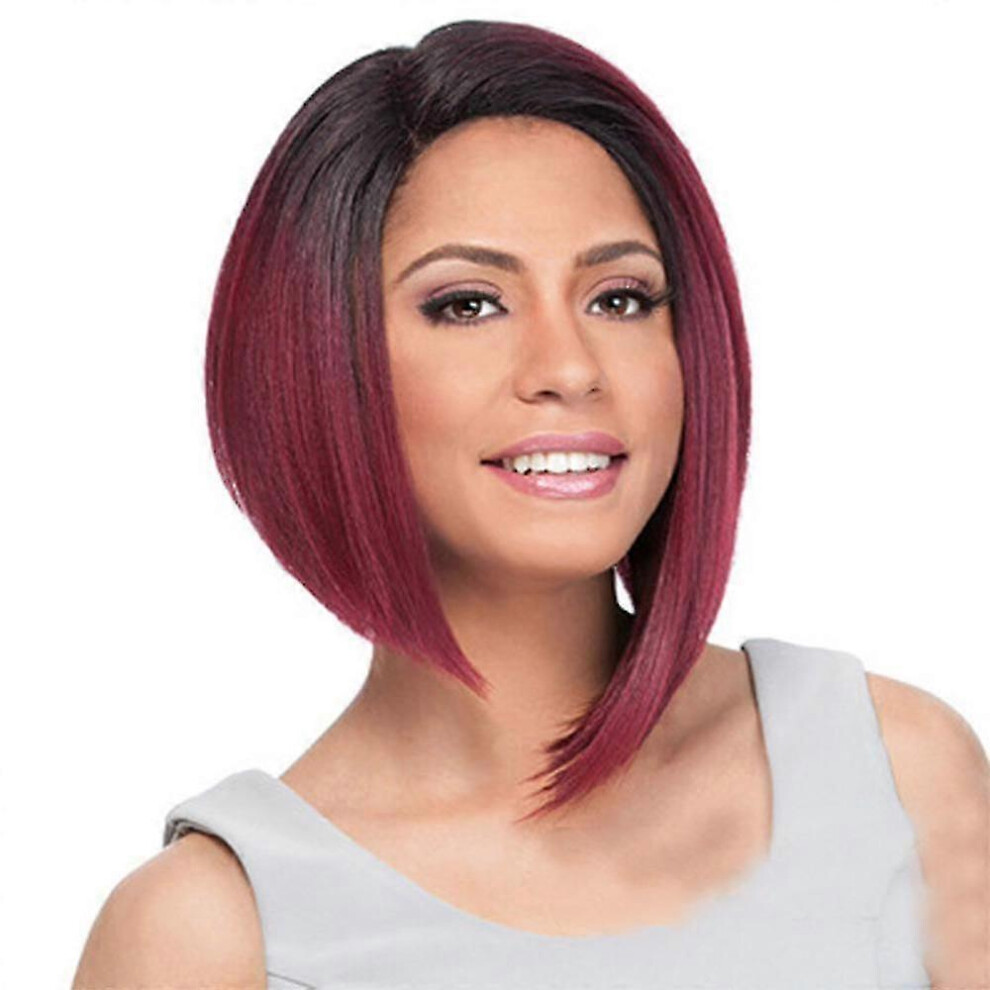 Kikidex (As Show, One Size) Fashionable Short Straight Wig For Women