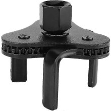 (As show, One size) 3 Jaw Oil Filter Wrench - 53-108mm Removal Tool 1/2 DR Transmission