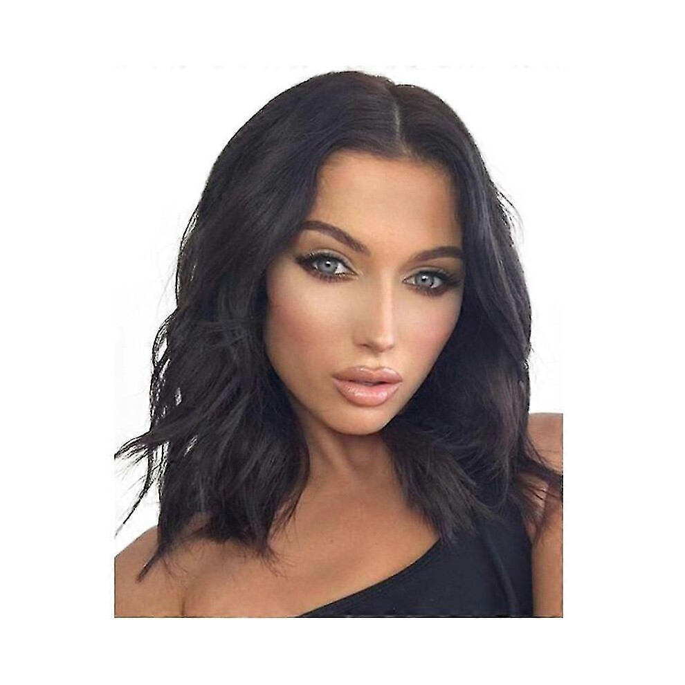 Kikidex (As Show, One Size) Ladies Black Short Straight Wig