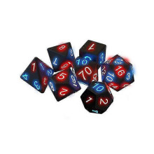 (As show, One size) 7pcs The Electronic Dice Glow Led Dices Magic Trick Pixels Dnd Mtg Board Game