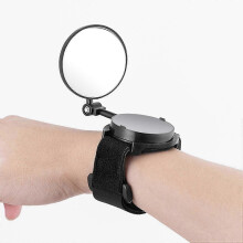 (As show, One size) Bicycle Wrist Mirror - Wide-Angle Rearview Mirror for Bikes and Mountain Bikes