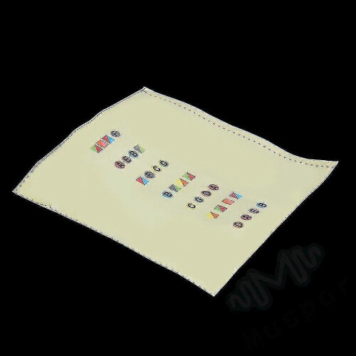(As show, One size) Violin Beginner Learning Tools, Fiddle Fingerboard Chord Note Stickers, Fret 1