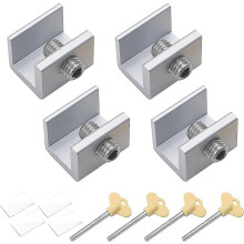 (As show, One size) 4pcs Sliding Window Locks - Door Latches for Child Safety