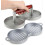 (As show, One size) Aluminum Alloy Burger Press - Double Hamburger Machine 1