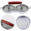 (As show, One size) Aluminum Alloy Burger Press - Double Hamburger Machine 4
