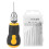 (As show, One size) Mini Hand Drill Kit with 10 Twist Drill Bits (0.8-3.0mm) - Portable Tools 1
