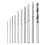 (As show, One size) Mini Hand Drill Kit with 10 Twist Drill Bits (0.8-3.0mm) - Portable Tools 5