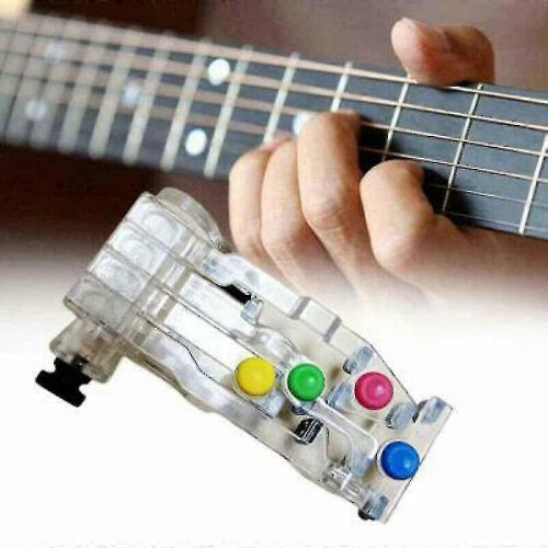 (As show, One size) Guitar Teaching Practice Learning System Tool Aid Chord Buddy Lesson Trainer
