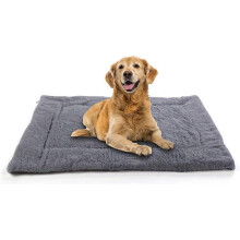 (As show, One size) Large Washable Dog Bed - Plush Pet Cat Beds Cushion Mattress Soft Warm