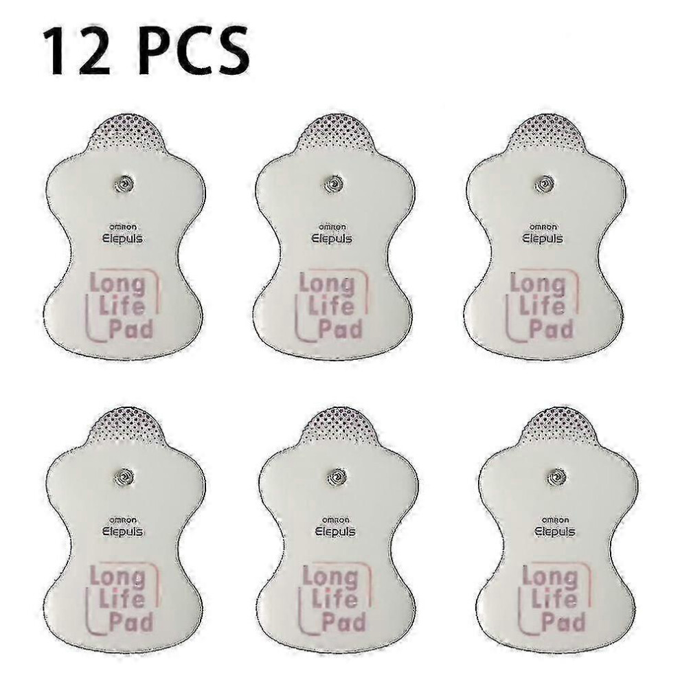 (As show, One size) 12pcs/6Pairs Replacement Electrode Pad for Omron Massagers Elepuls Long Life Pad