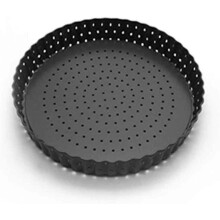 (As show, One size) Perforated Tart Mold with Removable Bottom - Non-Stick Round Tart Mold for Home Restaurant