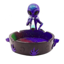(As show, One size) Alien Smoking Ashtray, 4 Inches, Multicolor