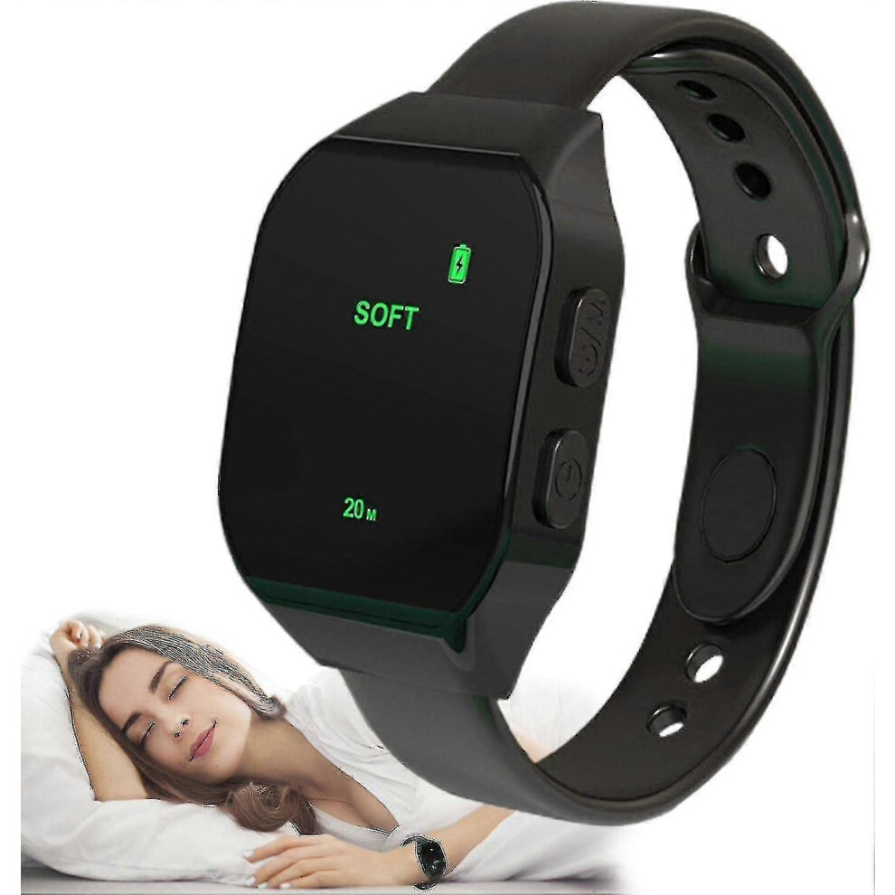 Kikidex White (, One Size) Sleep Aid Wristband Watch Device,Microcurrent Anti Anxiety Insomnia Sleeping Device For Improve Sleep, Stress Relief, Fast Asleep