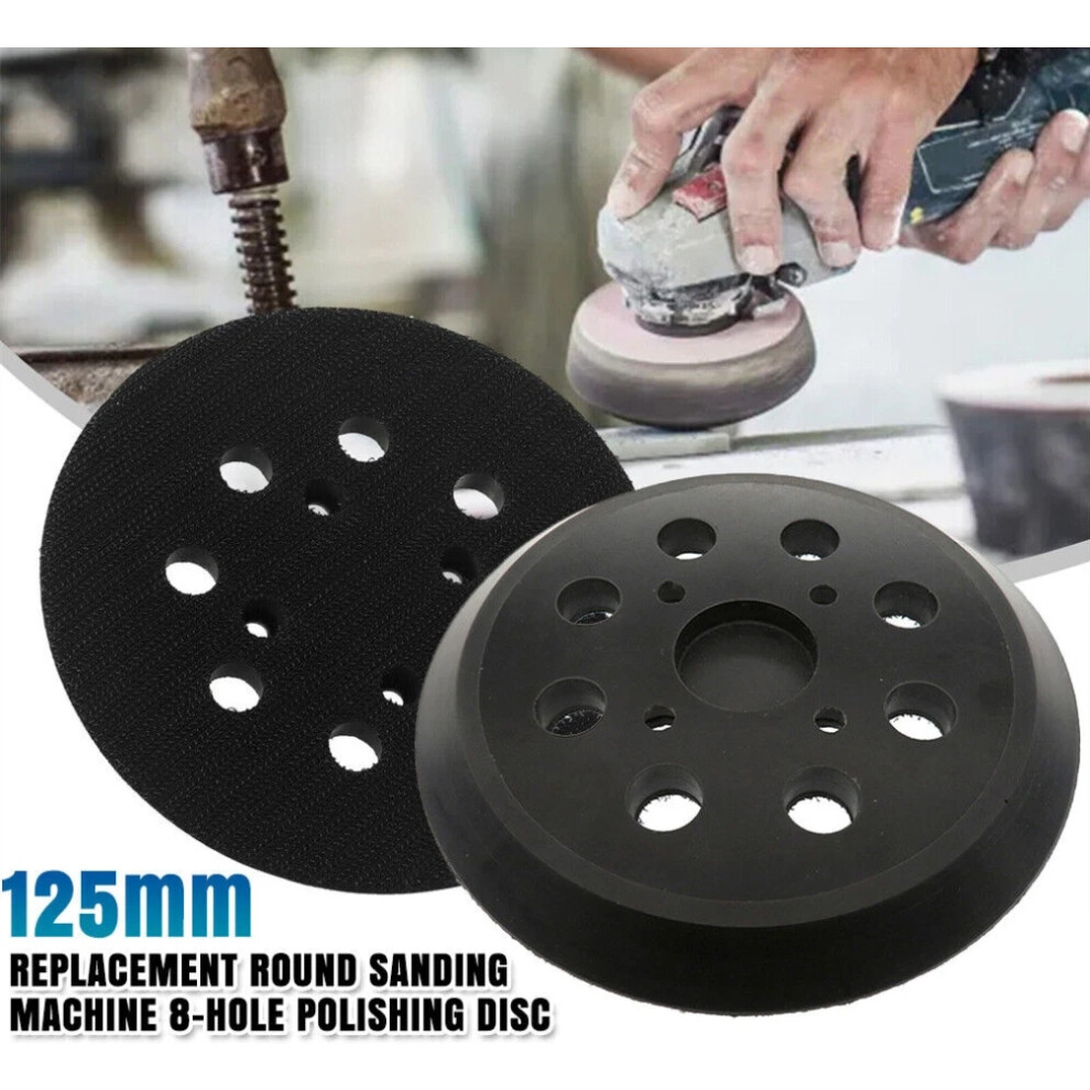 125Mm Replacement Disc Sanding Base Backing Pad 8-Hole Orbital Sander For Ryobi 6963793724086