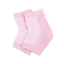 (Pink) 2PCS Silicone Gel Heel Socks Cracked Foot Skin Care Protector Sleeve Pain Relief New
