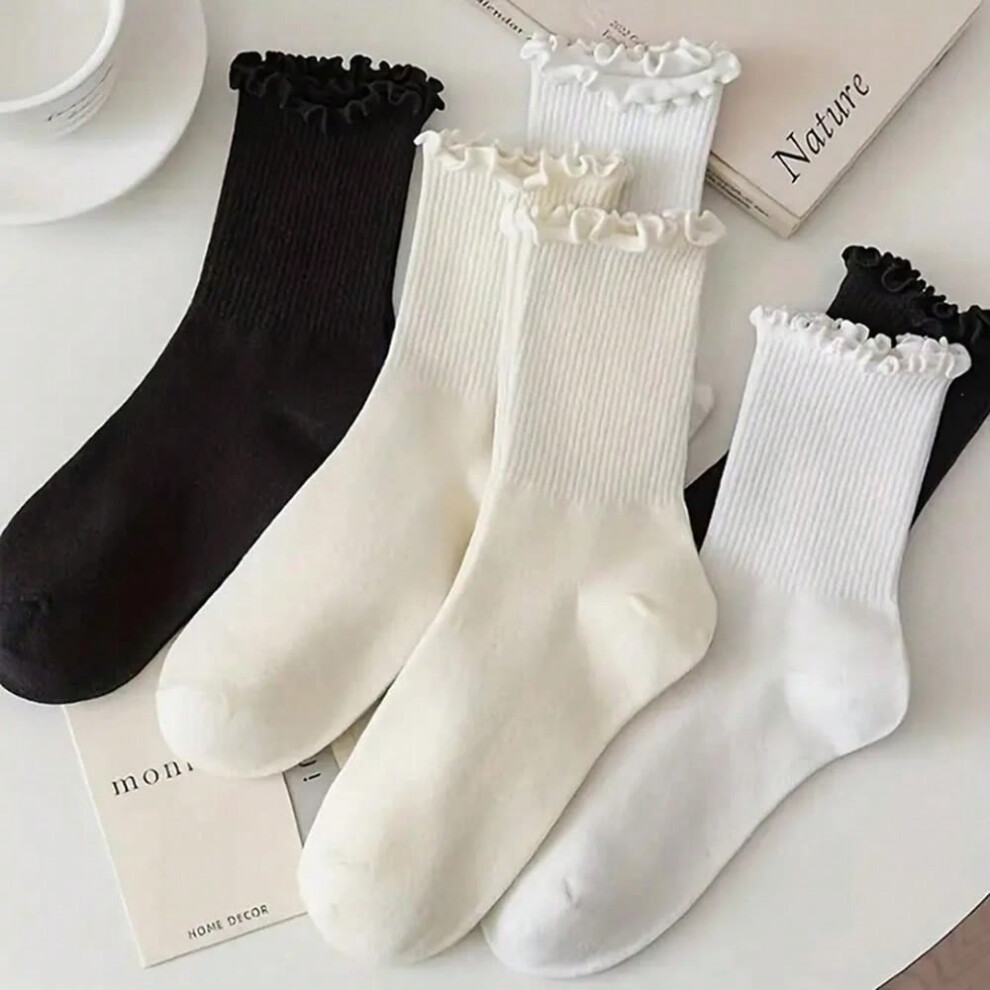 (6 Pairs 2, One Size) 5 Pairs/Lot High Tube Autumn Winter Children Fun Men/Women's Socks Cartoon Novel Unique High-Quality Fun Casual Sports Socks-image-OPC-PHMG2C5-NEW
