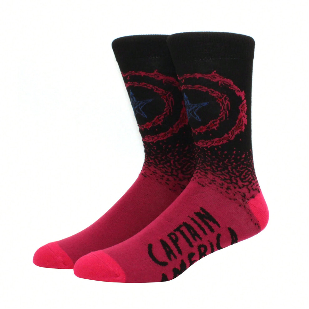 (10) Funny socks Simpson Yoda Man hip hop Print Novelty Crazy Sokken Hip hop unisex comfortable fashion skateboard Happy Meias-image-OPC-PHMG6X8-NEW