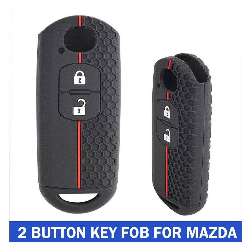 1Pcs 2-Button Key Fob Shell Case Cover Holder For Cx9 Cx7 Cx5 Cx3 Silicone Hot 6963793725250