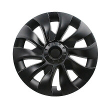 (As show, One size) Model 3 Wheel Cover 18 Inch, Hub Cap Full Cover Replacement Accessories for - Black (Left)
