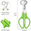 (As show, One size) Stainless Steel Quail Egg Scissors (2pcs) - Kitchen Tool for Quail Eggs 2