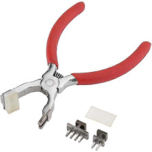 (As show, One size) Heavy Duty Leather Hole Punch - 4mm Silent Swivel Punch Pliers for Belts Purses Watchbands