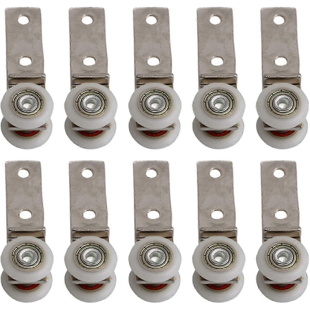 (As Show, One Size) 2.5" X 0.75" Metal Conduit Elbow Bearing Pulley Set With Two Plastic Wheel Cabinets 4631898221015