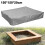 (As show, One size) Sandbox Cover, Sandbox Canopy With Drawstring, Sandpit Pool Cover 1