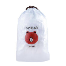 (bear bag 100pcs, One size) Fresh-keeping Film Sets, Fresh-keeping Bags, Disposable Shower Caps And Hoods