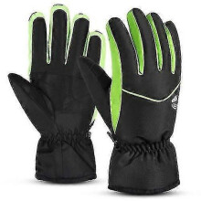 (As show, One size) Gloves mittens men women ski gloves water-resistant breathable outdoor winter warm snow sports snowboard gloves