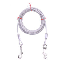 (As show, One size) 17 Feet Tieout Cable For Large Dog