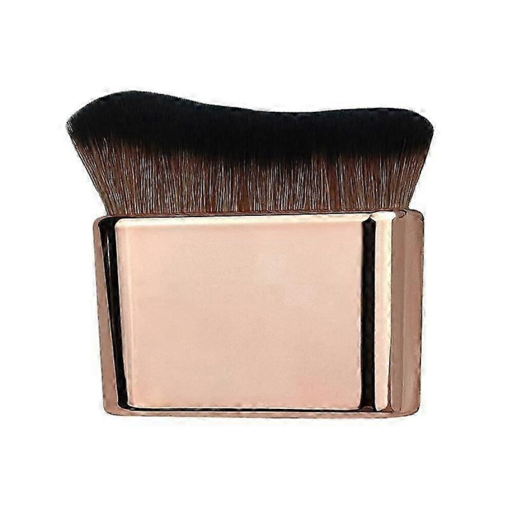 Gold 2 Pcs Tanning Brush, Body Makeup Brush Self Tanner Brush For Body Kabuki Foundation Brush Body Makeup Blend & Blur Tan Brushblack Rose