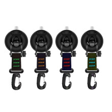 4pcs Creative Rotating Suction Cup Hook Waterproofed Heavy Type Suction Cup Hook for Tents and Awnings Easyly to Install(6.5*19CM)