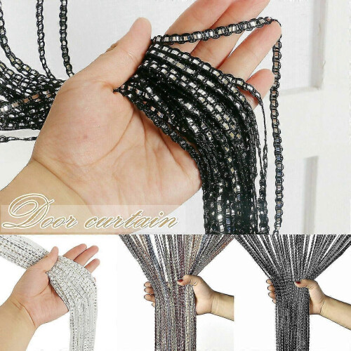 String Door Curtain Room Divider Tassel for Wall and Window Decoration 2