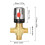 Thermostatic Mixing Valve Solid Brass G1/2 For Shower System Water Temperature Control Pipe Basin T 2