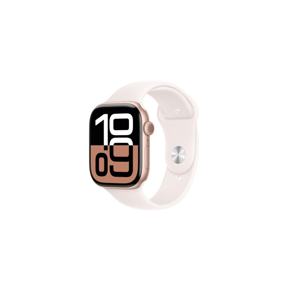 Apple Watch Series 10 46Mm (Gps) (Mwx23, Rose Aluminium Sport Band) Gold
