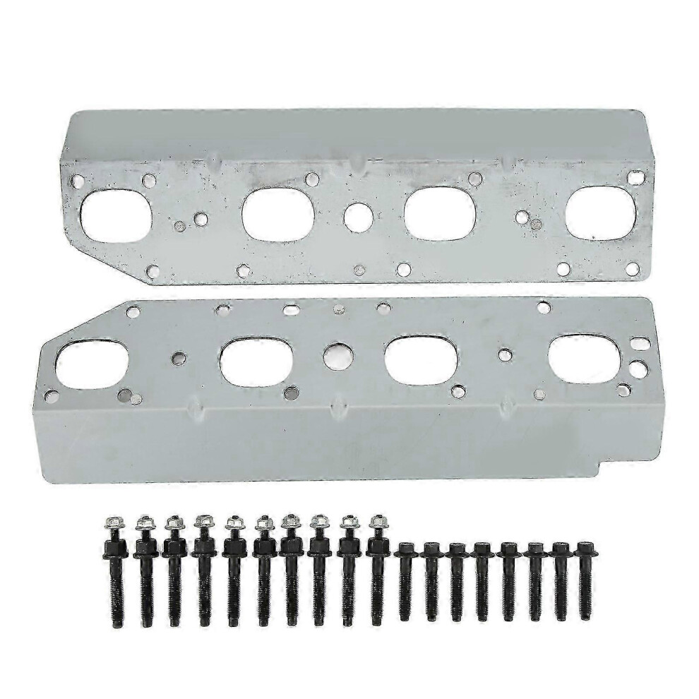 (As Show, One Size) Exhaust Manifold Gasket Set With Bolts Studs 05045495Aa Replacement For Dodge Challenger Ram 5.7L 4632480886711