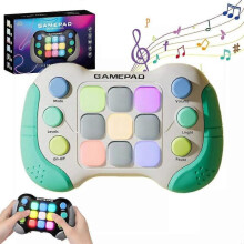 (green) Fast Press Push Game Fidget Toys, Upgrade Flashing Handheld Light Up Fidget Toys