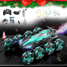 (green) Turbo Twist Rc Car, Turbo Twist Gesture Rc Car with Light & Music 360 Flips