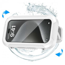 (Snow Mountain White) Zencey ShowerSafe, Shower Phone Holder Waterproof