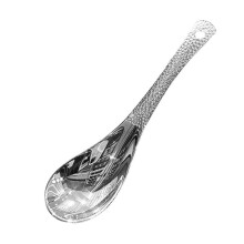 (1pcs) 304 Stainless Steel Spoon Long Handle Soup Spoon Round Scoop for Home Kitchen,Medium,1/5/10pcs