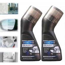 (2pcs) Magic Gem Coating Glass,Magic Gem Anti-Fog Coating,Car Anti-Fog With Applicator,1-3x