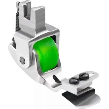 (green) 2025 Upgrade Invisible Zipper Guide Rolled Hemmer Presser Foot