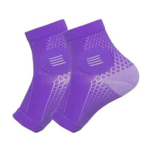 (Purple l xl) Stunor - Dr.Neuropathy Socks, Connecy Socks - Zoomwish Anti-Fatigue Foot Sleeves