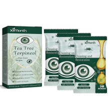(3pcs) Tea Tree Eyelid Wipes Soothing Relief for Irritated Eyes 20 Individually Sealed,1-3pcs